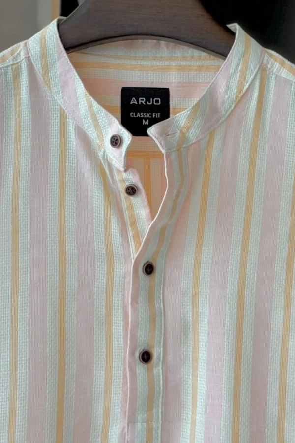 Dark Chocolate & White Micro-Check Shirt
