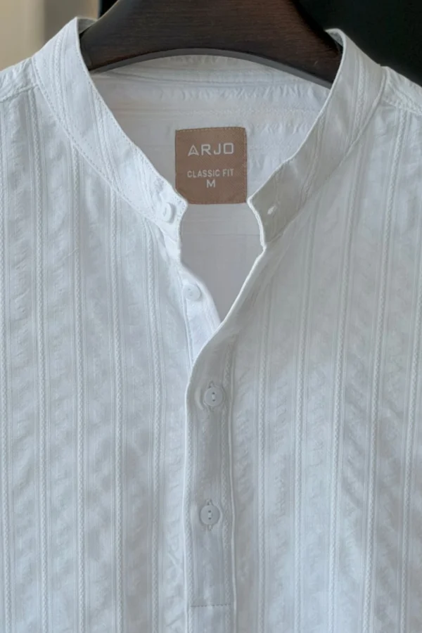 Pastel Mint Green Solid Oxford Shirt