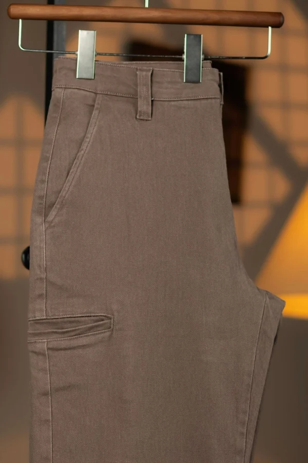 Dark Olive Semi-Straight Fit Chino Pant